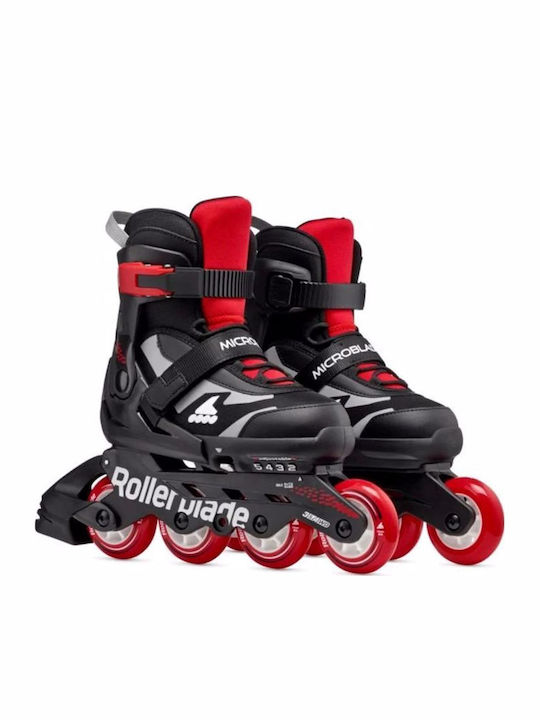 Rollerblade Microblade Sl Inline Αυξομειούμενα Rollers Μαύρα Παιδικά
