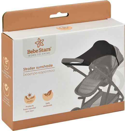 Bebe Stars Sunshade Stroller Black