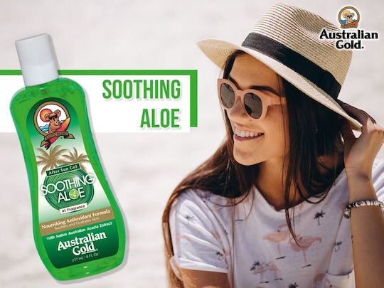 Australian Gold Soothing Aloe After Sun Gel με Aloe Vera & Πανθενόλη 237ml