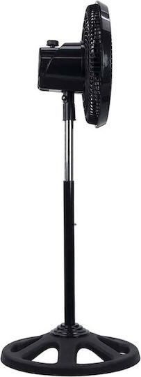 Ventilator Pe Piedestal 55W Diametru 25.4cm Negru
