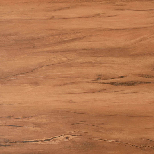 vidaXL Set Plastic Floor PVC with 18 Tiles 2mm M122.8xP23.8cm Brown