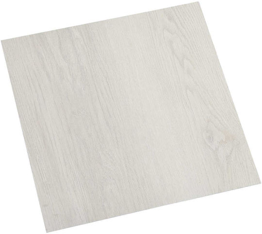 vidaXL Set Plastic Floor PVC With 55 Tiles 1.5mm L30.5xW30.5cm Beige