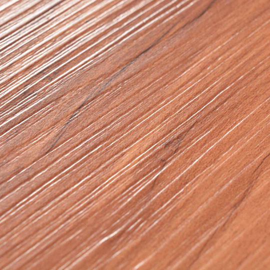 vidaXL Set Plastic Floor PVC with 18 Tiles 2mm M91.5xP15cm Brown