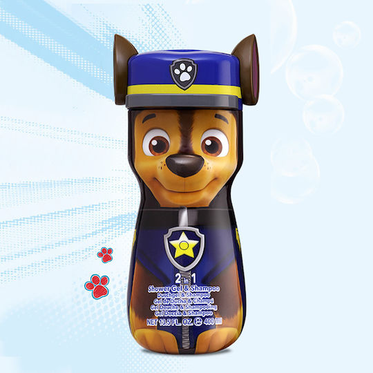 Air-Val International Kids Bubble Bath & Shampoo Paw Patrol in Gel Form 400ml