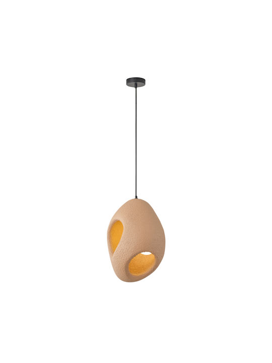 Eurolamp Candelabru Suspendat Bej cu Soclu E27 29x29x41cm