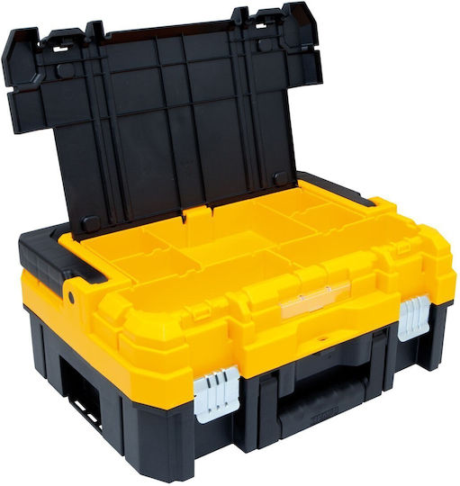 Dewalt TSTAK Hand Tool Case Plastic with Tobacco Case and Foam Dimensions: W44xD33.1xH18.5cm