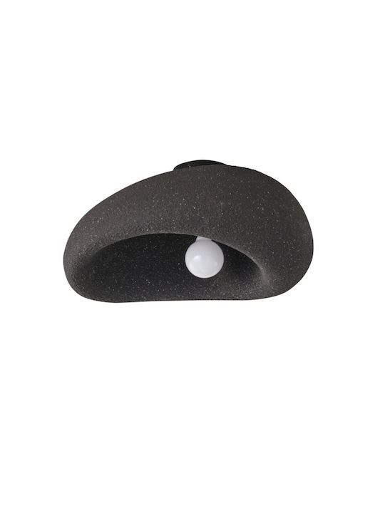 Eurolamp Deckenleuchte montieren 50cm Schwarz mit E27 Lampenbirnensockel Eurolamp Deckenleuchte montieren 50cm Schwarz mit E27 Lampenbirnensockel
