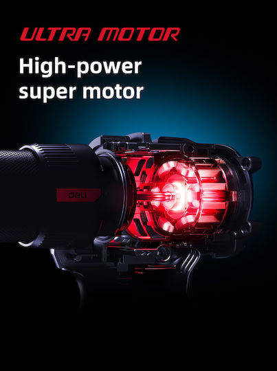 Deli DM128672 Percussive Drill Driver Battery Brushless 16V
