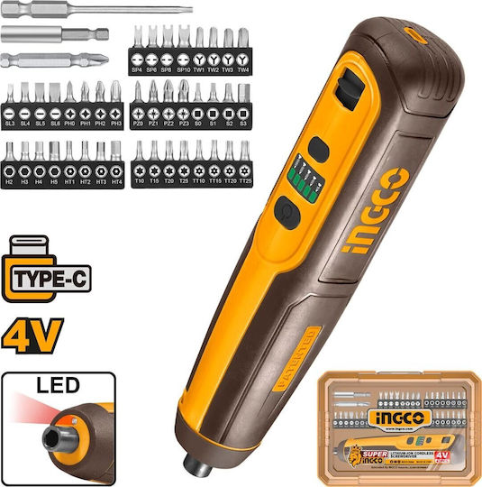 Ingco CSDLI04062 Отвертка На Батерия 4V