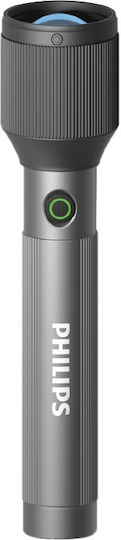 Philips Wiederaufladbarer LED Taschenlampe mit Maximaler Helligkeit von 770 Lumen