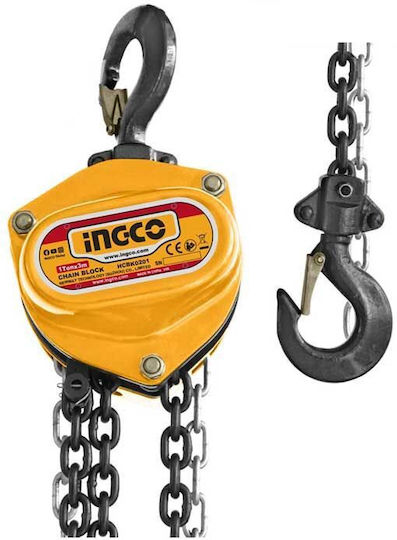 Ingco Chain Hoist for Weight Load up to 1t