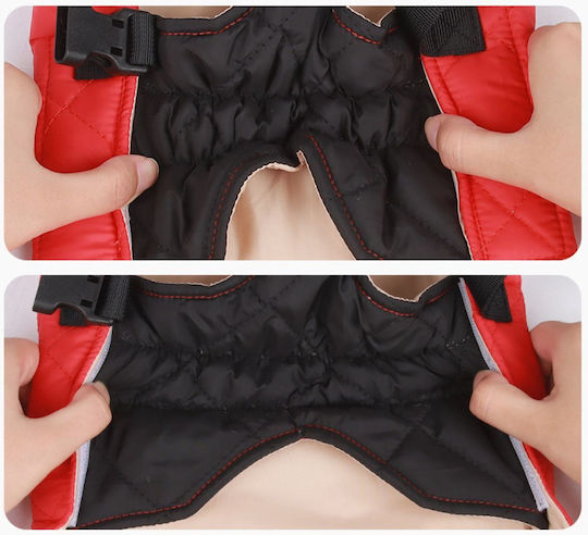 Red Dog Coat with 40cm Back Length