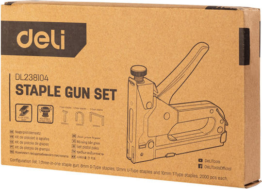 Deli DL238104 Клещи за закрепване за Скоби