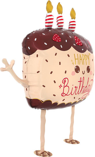 28" Μπαλόνι Happy Birthday Pet Walker