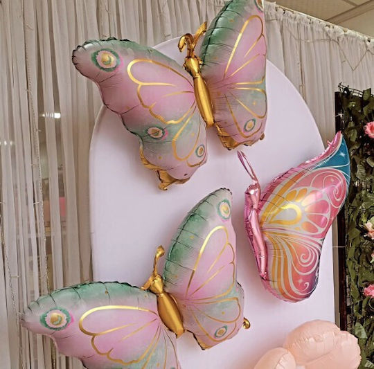 31'' Balloon Pastel Butterfly
