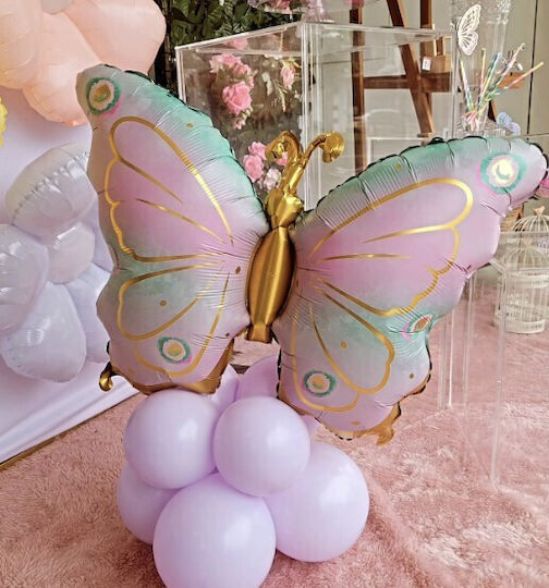 31'' Balloon Pastel Butterfly