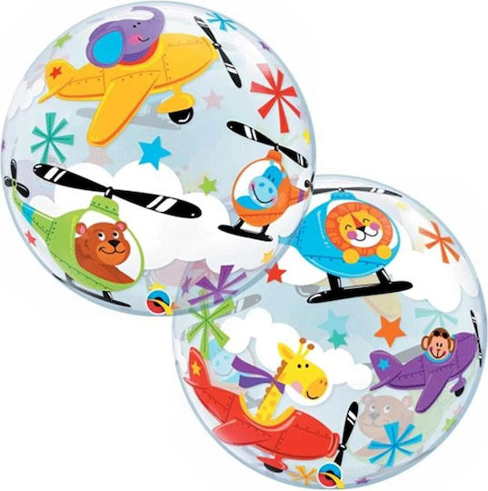 Luftballon Blase Jumbo Rund Mehrfarbig 55.8cm