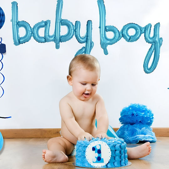 Μπαλόνι Μπλε Φράση 'baby Boy'