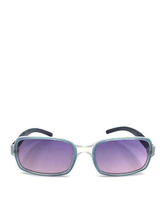 Emporio Armani Unisex Sunglasses with Light Blue Frame 52-17-135