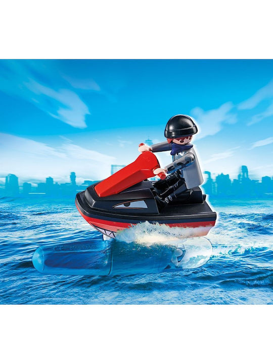 Παιχνιδολαμπάδα City Action Police Poscig On The Water για 4+ Ετών Playmobil