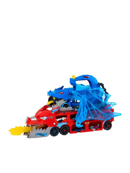Lumânare De Paște Cu Jucărie Ultimate Dual Dragon Transporter Camion Pentru 4+ Ani Hot Wheels