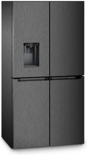 Liebherr Ψυγείο Ντουλάπα 546lt NoFrost Υ180.5xΠ90.6xΒ74.5εκ. Μαύρο Plus