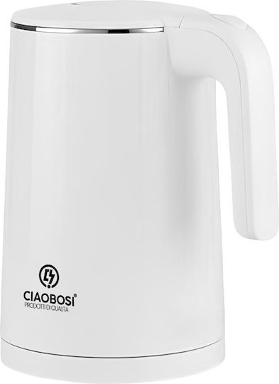 Avizar Fierbător Electric 0.9l 1500w Oprire Automată Încălzire Rapidă Alb