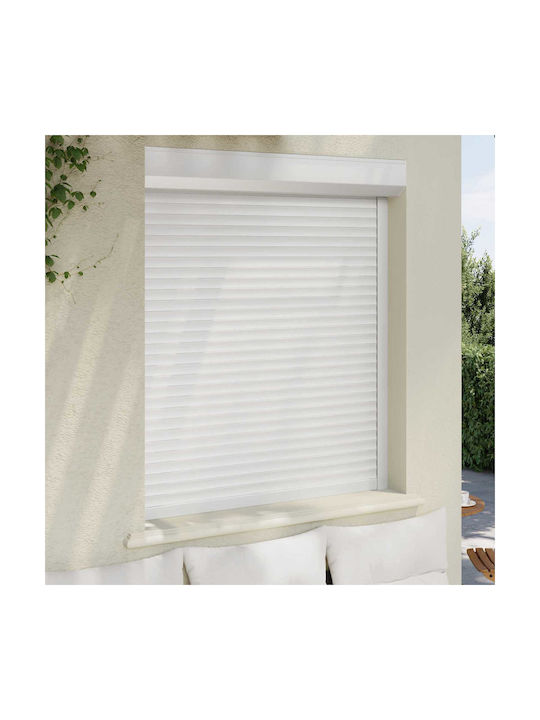 vidaXL Παντζούρι Ρολό Αλουμινίου Π110xΥ130cm