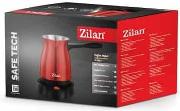 Electric Greek Coffee Pot 800W with 500ml Capacity Red