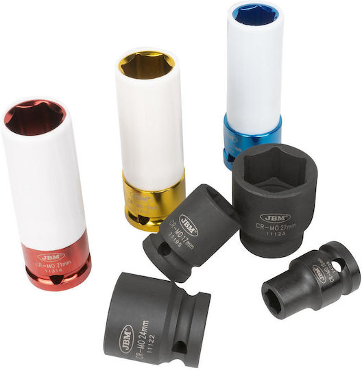 JBM Pneumatic Sockets Set 9 Pieces