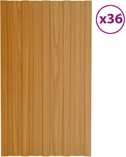 3D Wall Panels Beige 80x45cm 36 Pieces