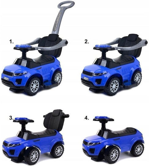 BabyMix Baby Ride On with Parental Handle for 36+ Months White