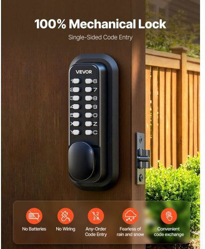Vevor Electronic Lock in Black Colour