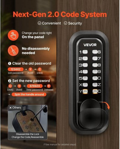 Vevor Electronic Lock in Black Colour