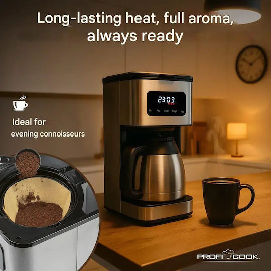 Profi Cook Cafetieră Filtru Programabilă 900W