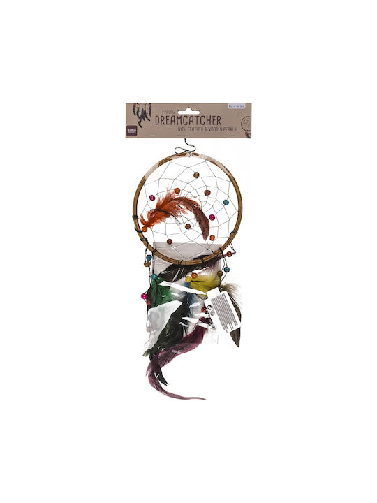 ArteLibre Decorative Dreamcatcher Handmade Made of Fabric 30x16cm