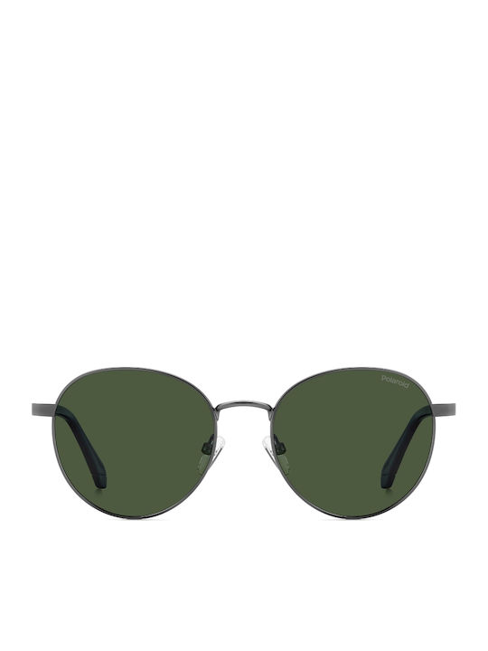 Polaroid Unisex Sonnenbrillen mit Silber Metallrahmen und Silber Spiegel Gläser PLD4197/S/X R80/UC
