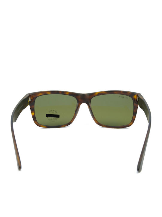 Serengeti Positano Men's Sunglasses with Brown Tartaruga Plastic Frame and Polarized Lens 8984