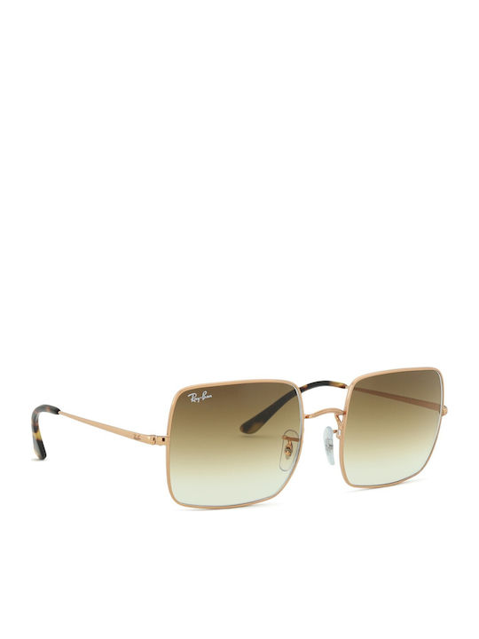 Ray Ban Γυαλιά Ηλίου Ροζ Χρυσά με Μεταλλικό Σκελετό