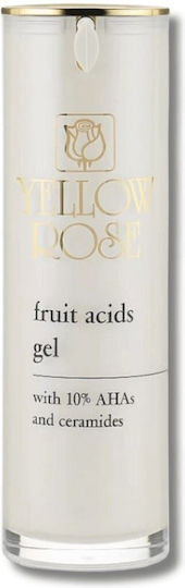 Yellow Rose Fruit Acids Gel For Face & Lips Day For Moisturizing & Blemishes With Ceramides & Centella Asiatica 30ml