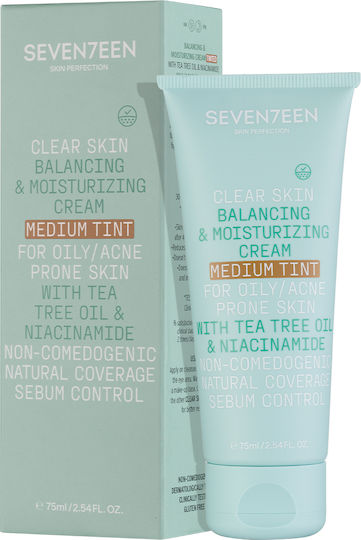 Seventeen Balancing & Moisturizing 24h Creme Gesicht Gefärbt 75ml