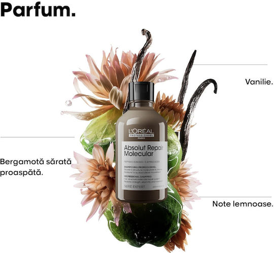 L'Oréal Professionnel Absolut Repair Molecular Refill Σαμπουάν Αναδόμησης/Θρέψης για Ταλαιπωρημένα Μαλλιά 500ml