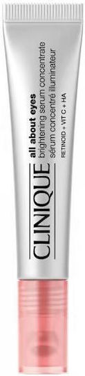 Clinique All About Eyes Moisturizing Serum Eyes with Vitamin C & Hyaluronic Acid for Dark Circles & Radiance 10ml