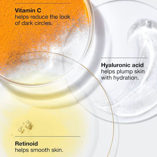 Clinique All About Eyes Moisturizing Serum Eyes with Vitamin C & Hyaluronic Acid for Dark Circles & Radiance 10ml