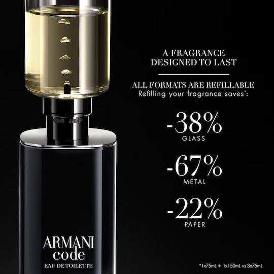 Giorgio Armani Code Eau de Toilette Refillable 30ml