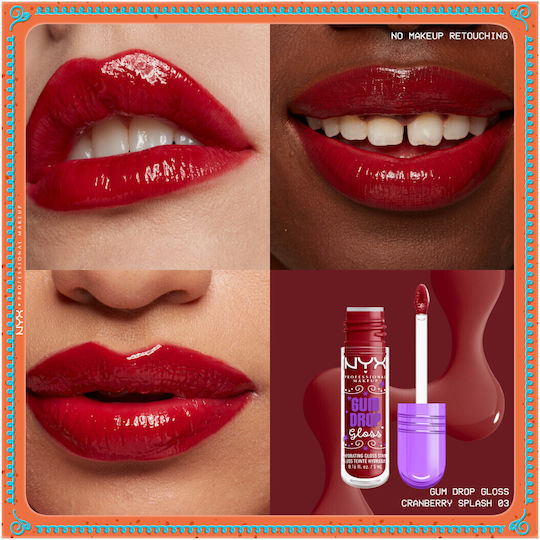 NYX Professional Makeup Gum Drop Luciu de buze Roz 5ml