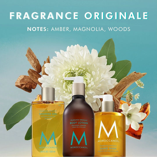 Moroccanoil Fragrance Originale Bubble Bath Gel with Glycerin & Woody Scent 30ml