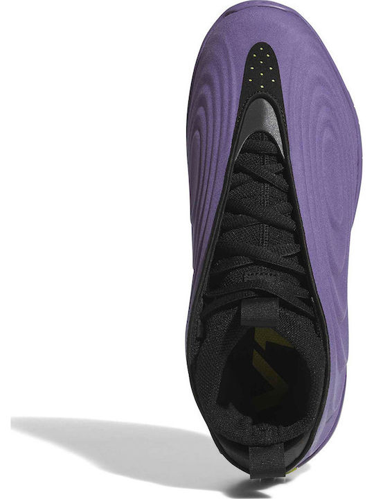 Harden Volume 10 Basketball Shoes Tech Purple / Core Black / Lucid Lemon