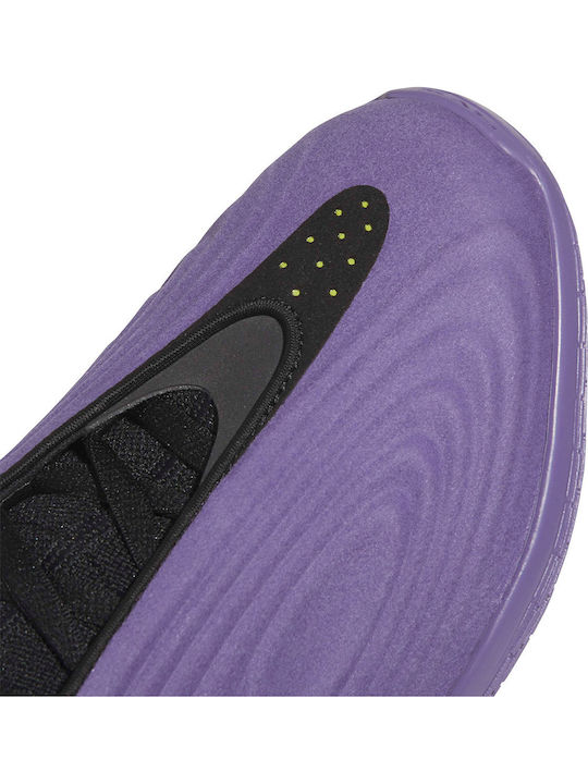 Harden Volume 10 Basketball Shoes Tech Purple / Core Black / Lucid Lemon