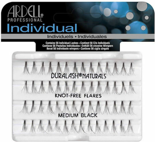 Ardell Individual Knot-Free Naturals Medium Black False Eyelashes 56 Pieces